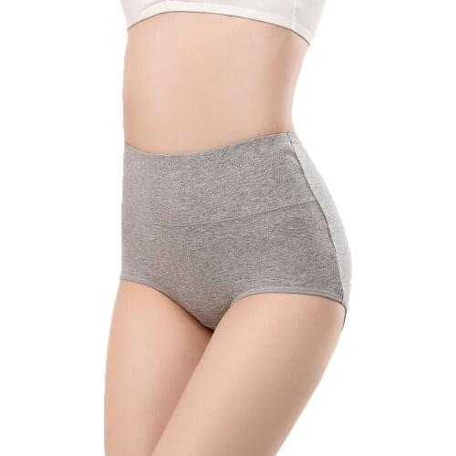 3pieces/lot Women Panties High Waist Control Abdomen slimming Shapewear Female Postpartum recovery Tummy Control Briefs CURRADA