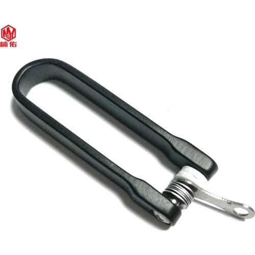 1PCS Portable EDC Gear Pocket Keychain Hard Oxide U-Shaped Keychain Clip Storage Box