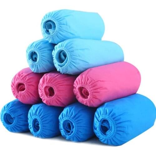 1000pcs Shoe Covers Disposable Shoe & Boot Covers Household Non-woven Fabric Non-slip Odor-proof Wet Shoes Covers SN2897