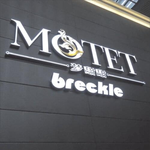 3D resin LED Letters Advertising light Business Signs custom