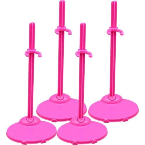 4pcs/lot mixed Doll Stand Display Holder For 1/6 Barbies Dolls High dolls accessiore stand es023