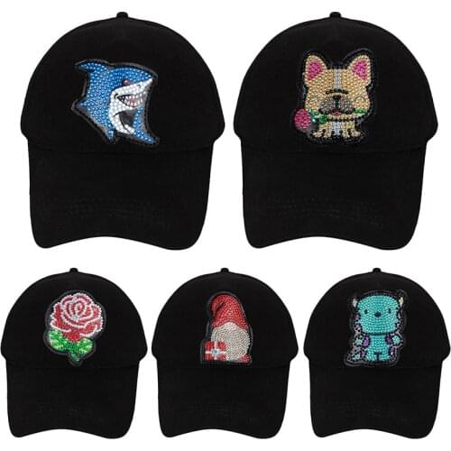 5D DIY Diamond Painting Baseball Cap Snapback Hat Fashion Sticker Drill Summer Sun Hat Mosaic Kits Gift