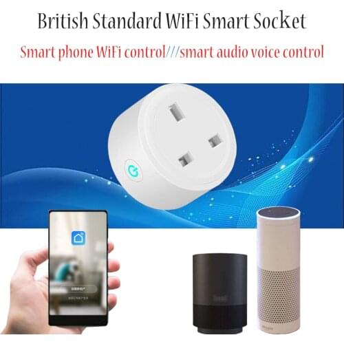 COLOROCK UK WiFi Smart Plug Support Tuya and Smart Life App Use with Alexa and Google Assistant for Voice Control 16A