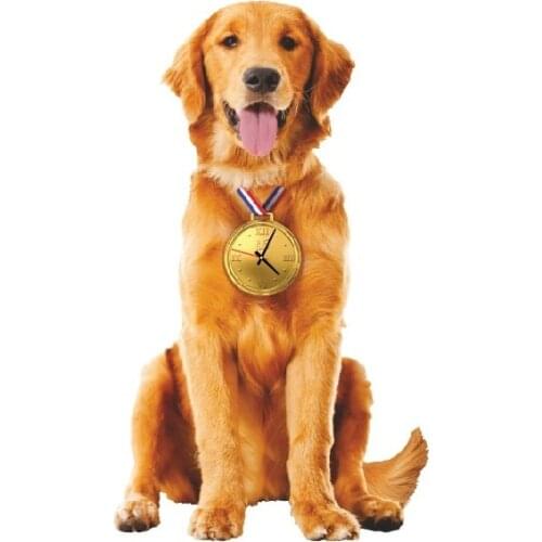 Goodtime Golden Retriever Decorative Pendulum Wall Clock