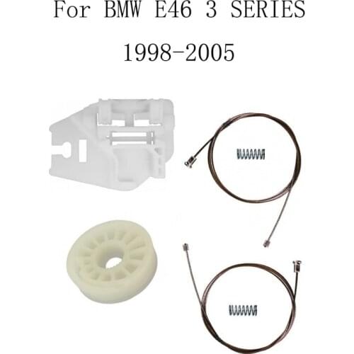 For BMW E46 3 SERIES 1998-2005 Power Electric Car Window Regulator Window Lifter Repair Kit Set Rear Right