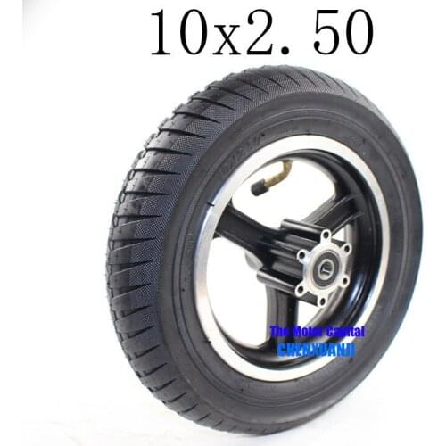 Good Quality 10x2.50 Wheel 10' Hub 10*2.5 Inch Wheel Hub Electric Scooter Inner Tube Outer Tube Explosion-proof Tires