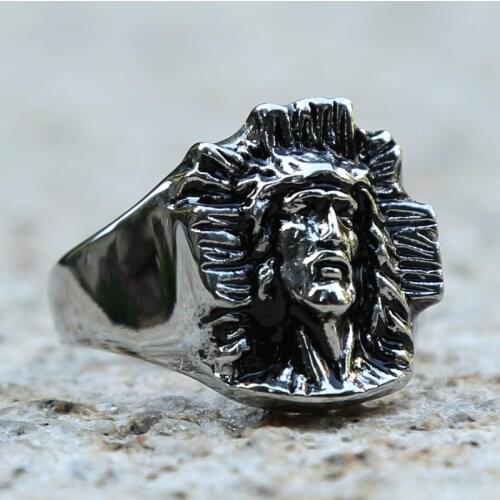 Classic Catholic Jesus Christ Ring Men Women Vintage 316L Stainless Steel Son of God Rings Cool Punk Biker Jewelry Gift