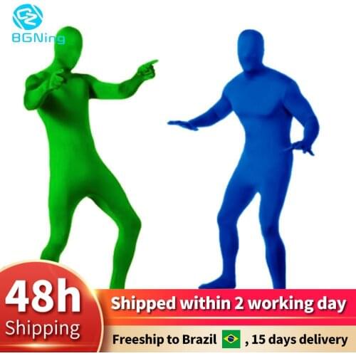 Skin Suit Photo Stretchy Body Green Screen Suit Video Chroma Key Tight Suit Comfortable Effect Photography Photo Studio kits