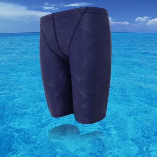 Shark skin Jammer Swimsuit Mens Competitive Racing Sport Swimming Shorts Swim Brief Trunks Boxers Men Swimwear