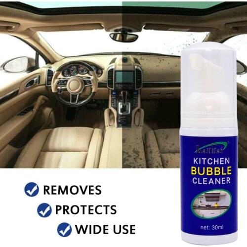 30ml Auto Car Cleaner Car Interior Seat Sofa Cleaner Leather Cleaner Repair Foam Cleaner Automobile Wash Maintenance Spray