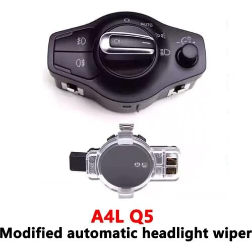 Suitable for Audi A4L Q5 automatic headlight switch modification automatic wiper AUTO rain sensor