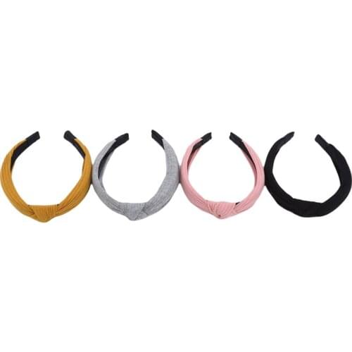 Hair Knotted Hair Band Women Headbands New Arrival Top Knot Turban Vintage Elastic Bohemia Style Hairband