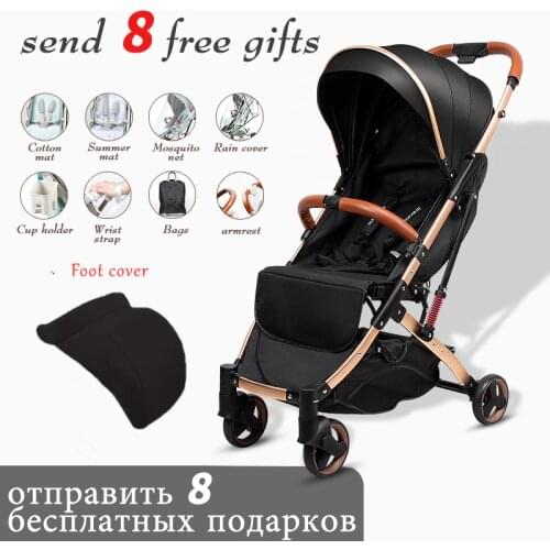 Ru free ship! Ultra-light portable folding shock absorber baby umbrella stroller baby stroller can be carried on the plane