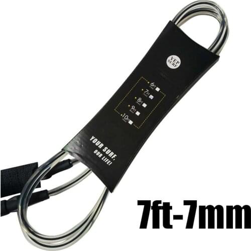 Straight Leash 6ft 7mm Surfboard Leash Yep.surf Super strong webbing Neoprene Strape Free Shipping