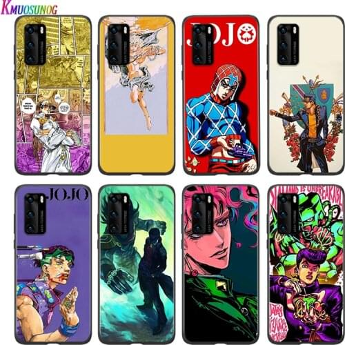 Silicone Cover JoJo Bizarre Adventure For Huawei P 50 P40 P30 P20 P10 P9 P8 Pro Plus Lite E mini 2017 2019 Phone Case