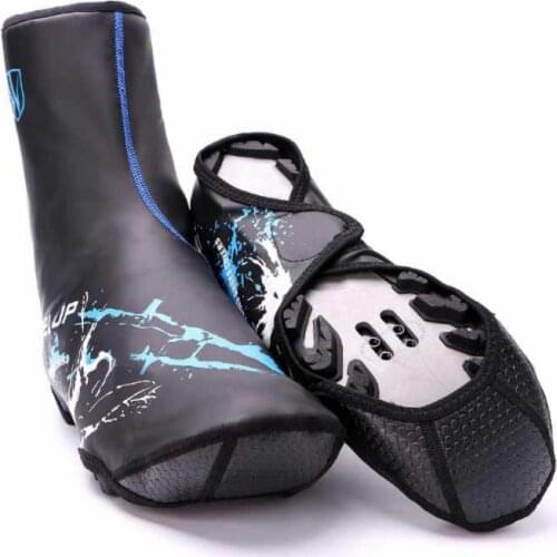 Waterproof Cycling Overshoes Bicycle Shoes Covers Bike Reflective Windproof MTB Road Winter Fleece Warm Bike Lock Protector