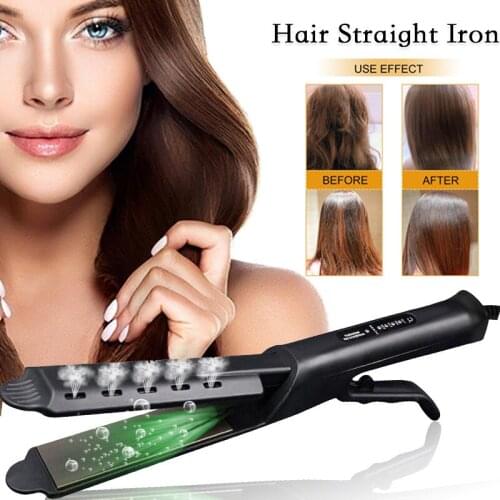 Hair Straightener Four-gear temperature adjustment Ceramic Tourmaline Ionic Flat Iron Curling iron Hair curler For Women hair
