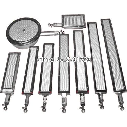 Top quality barbecue BBQ infrared ceramic burner stainless steel ceramics gas burner alumunium plate infrared burner with nozzle