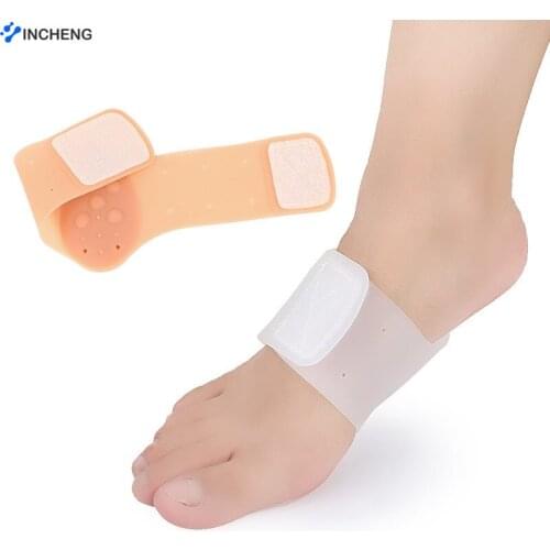 1 Pair Foot Care Pad Flatfoot Correction Arch Support Gel Insoles Orthopedic Foot Pedicure Tools Foot Silicone Pad Dropshipping