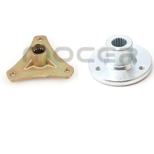 1 pair 17T Rear Wheel Hub Fit For Rear Axle DIY China 110cc 168 200F Go Kart Buggy Karting ATV UTV Quad Bike Parts