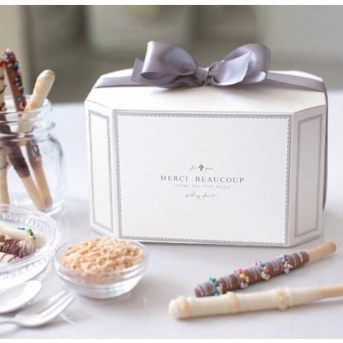 5pcs/lot Event Party Supplies Small Gift Bag with Handle Wedding Decoration Cookies candy Festival Wedding party gift packaging