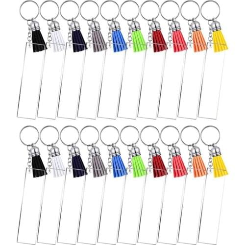 Acrylic Keychain Blanks Bulk Acrylic Ornament Blanks for Vinyl Valentines Day