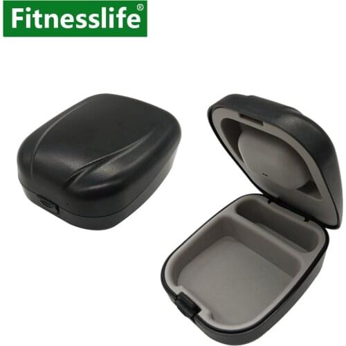 Hearing Aid Accessories Box Case Sound Amplifier Storage Drying Dryer Hard for Two Hearing Aids Carry Holder Waterproof Travling