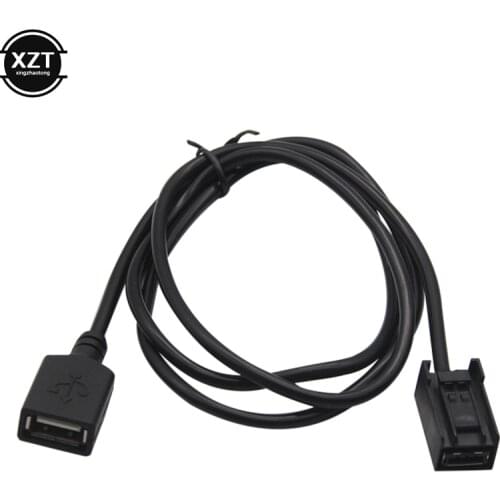 Car USB AUX Cable Wire Adapter Audio Media Music Interface For Mitsubishi Outlander ASX 2009 onwards Auto AUX