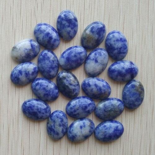 2016 Fashion high quality natural sodalite stone Oval CAB CABOCHON 13x18mm beads for jewelry accessories wholesale 50pcs/lot