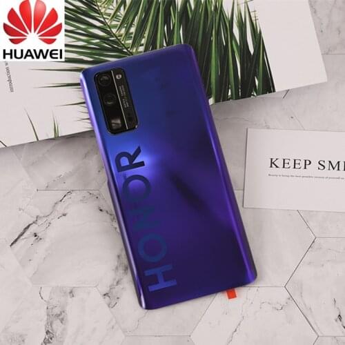 Official Battery Housing Door coque for Huawei Honor 30 Pro Case Back Tempered Glass Cover Replacement Part + Camera Lens Frame