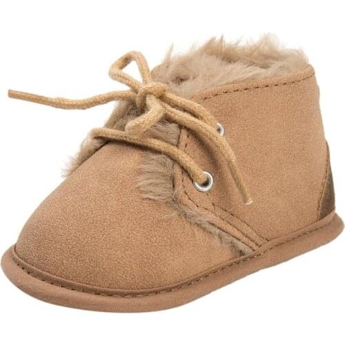 New Baby Shoes Winter Plus velvet Cute Warm Shoes Boy Girl Newborn Shoes Anti Slip Toddler Sneakers Crip Shoes First Walkers