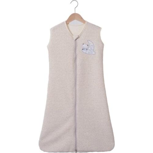 Baby 100% Cotton Baby Sleeping Bag Infant Sleepsacks Newborn Swaddle Wrap Baby Anti Tipi Quilt 0-6Months Knitted Blanket