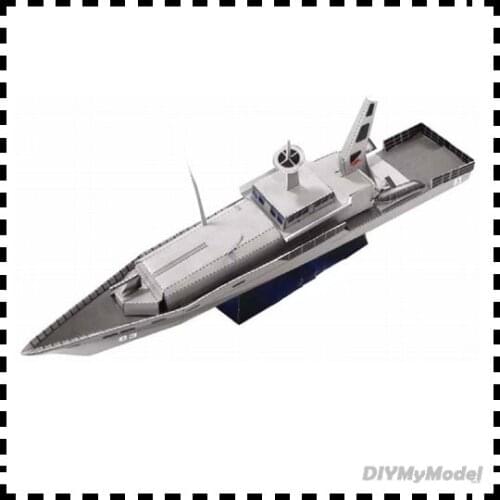 DIYMyModeI Australian Navy Missile speedboat DIY Handcraft Paper Model KIT Handmade Toy Puzzles Gift Movie prop