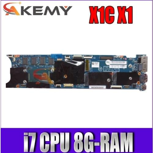 For Lenovo Thinkpad X1C X1 Carbon 2014 Laptop motherboard 12298-2 LMQ-1 MB With i7 CPU 8GB-RAM 100% Test Working 00UP983 00HN769