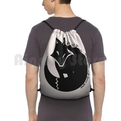 It Has Always Been You... Backpack Drawstring Bag Riding Climbing Gym Bag Kamisama Kiss Tomoe Fox Nanami Hajimemashita 500