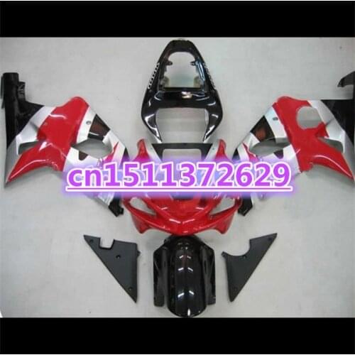 Dor-K2 For K2 A GSX-R1000 Red silver 00-02 GSXR1000 GSX- GSX R1000 00 01 02 silver black 734 K2 2000 2001 2002 Fairing