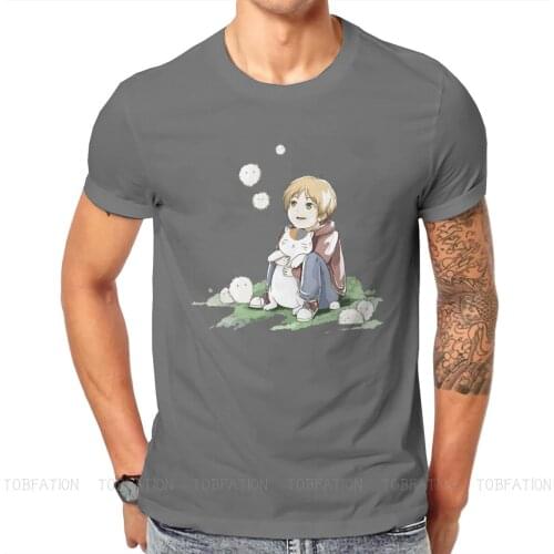 Natsume Yuujinchou Heal Anime TShirt for Men Takashi Basic Summer Tee T Shirt High Quality New Design Fluffy