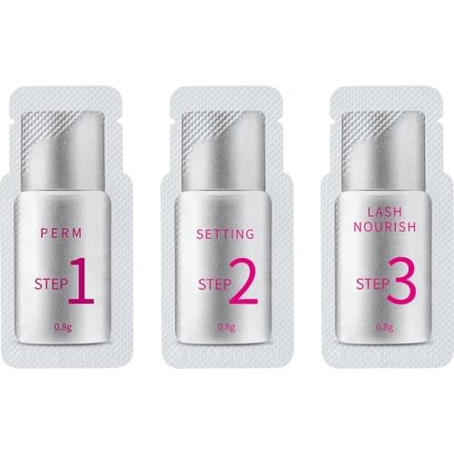 ICONSIGN 10 pieces/lot #1 #2 #3 Sachet lash lift Eyelash perm kit Eyelash Nutrition lotion stereotype hygiene Convenience Use