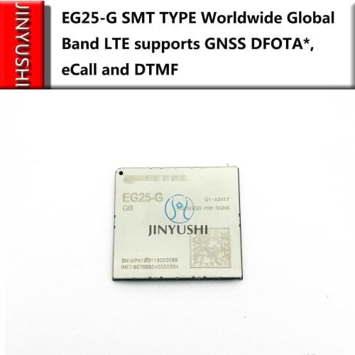 JINYUSHI For EG25 EG25-G SMT TYPE LCC Worldwide Global Band LTE supports GNSS DFOTA*, eCall and DTMF compatible with EC25 module