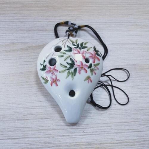 Unifrser Ceramic flute with pattern