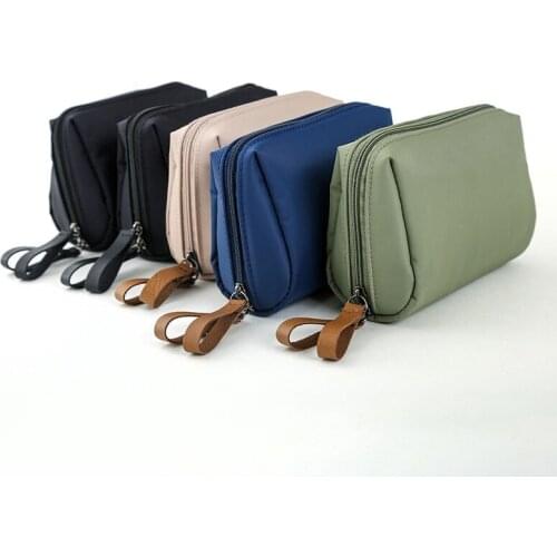 Multifunction Travel Cosmetic Bag Women Makeup Bags Toiletries Organizer Solid Color Female Storage Make Up Case Necessaries