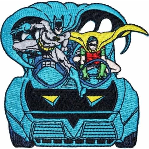 Comics Classic Logo Iron on Superhero Patch Custom Embroidery patches Iron on Clothing can be customized with your logo design