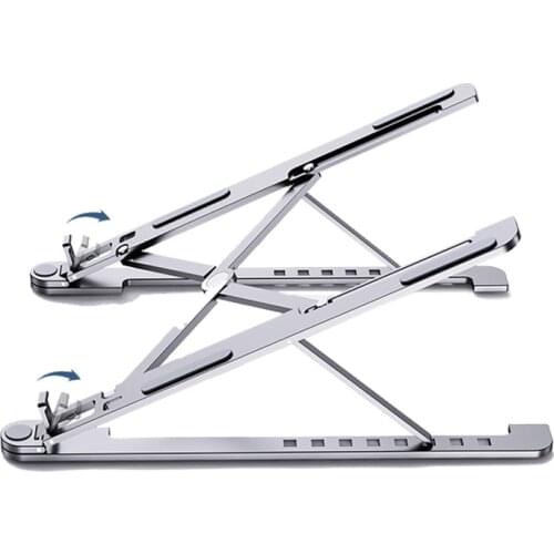 Laptop Stand Bracket Mount Foldable Portable Holder Cooling Rack Aluminum Alloy NK-Shopping