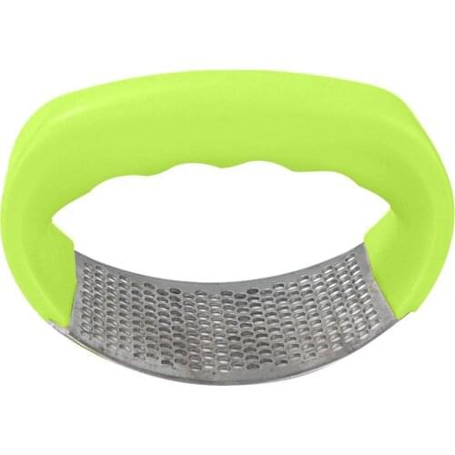 Garlic Press Food Grade Simple Operation Stainless Steel Garlic Press Rocker for Daily Use Vegetable Tools