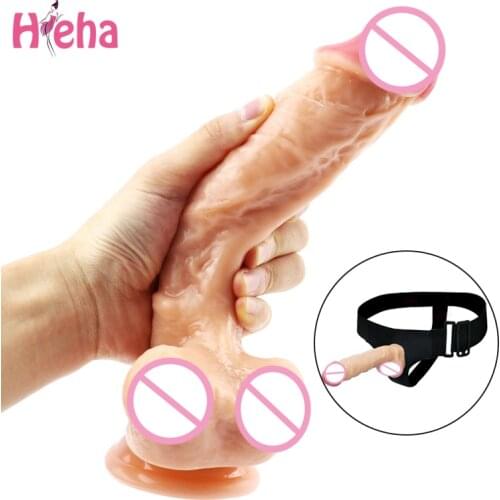 Realistic Dildo for Women Dick for women Products for adults Penis Erotic Member On Sucker Realistic Soft Penis Adult Sex Toys