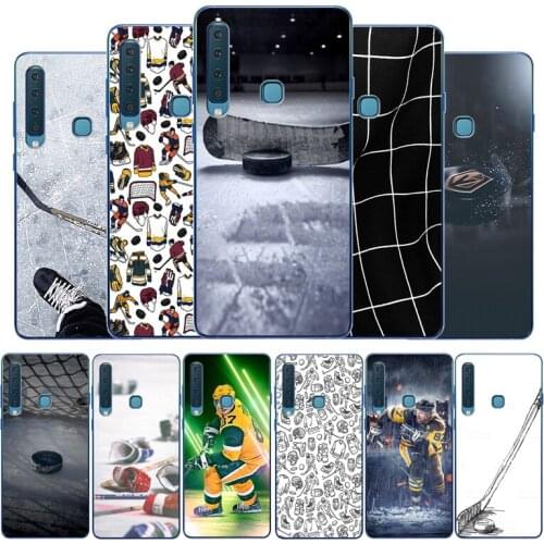 Hockey silicone phone case for Samsung A3 A5 A6 A7 A8 A9 plus A10 A20 A30 A40 A50 A70 A80 soft Back Cover