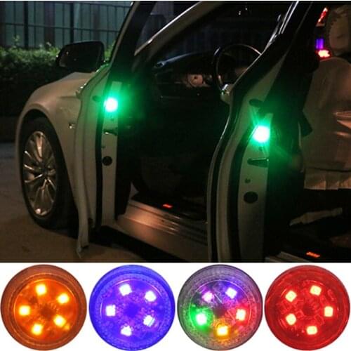 10pcs Car Door LED Opening Warning Lamp Safely Flash Magnetic Lights 3LED 5LED Waterproof Wireless Anti Collision Safety Lamp