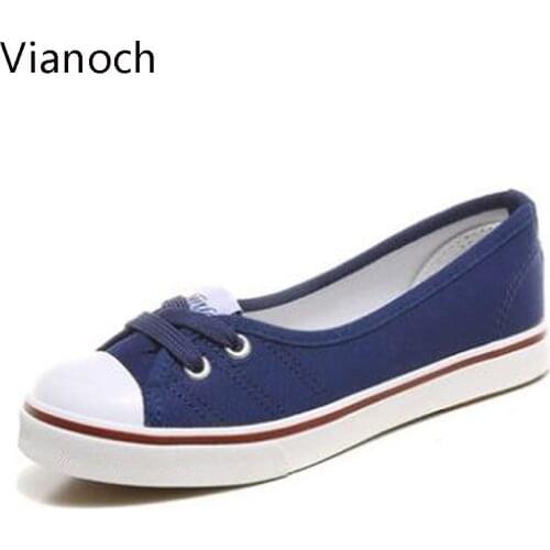Fashion New Women Flats Spring Summer Autumn Casual Shoes Breathable Shoes Student Shoes wo19038