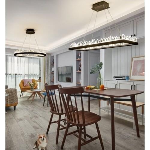 Vintage lustres para quarto modern led chandelier design lamp освещение в помещении люстра в гостинную люстра светодиодная