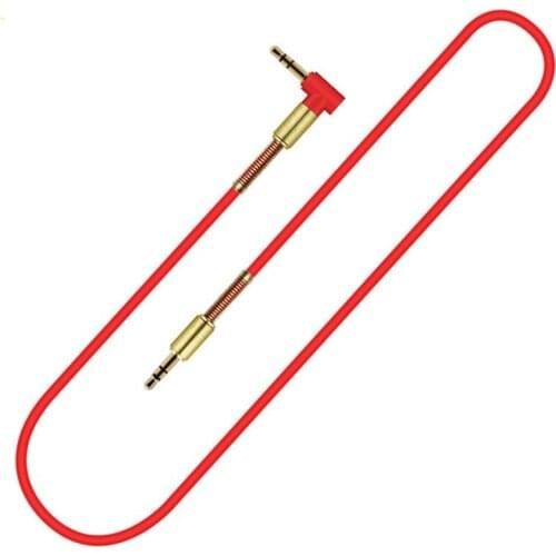 1M 3.5 mm Audio Cable Nylon Braid Car Amplifier Aux Cord For Car Phone Tablet Headset Louder Audio Extension Cable